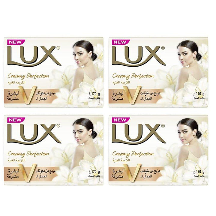 Lux Bath Soap Creamy Perfection 4 x 170gm - Pinoyhyper