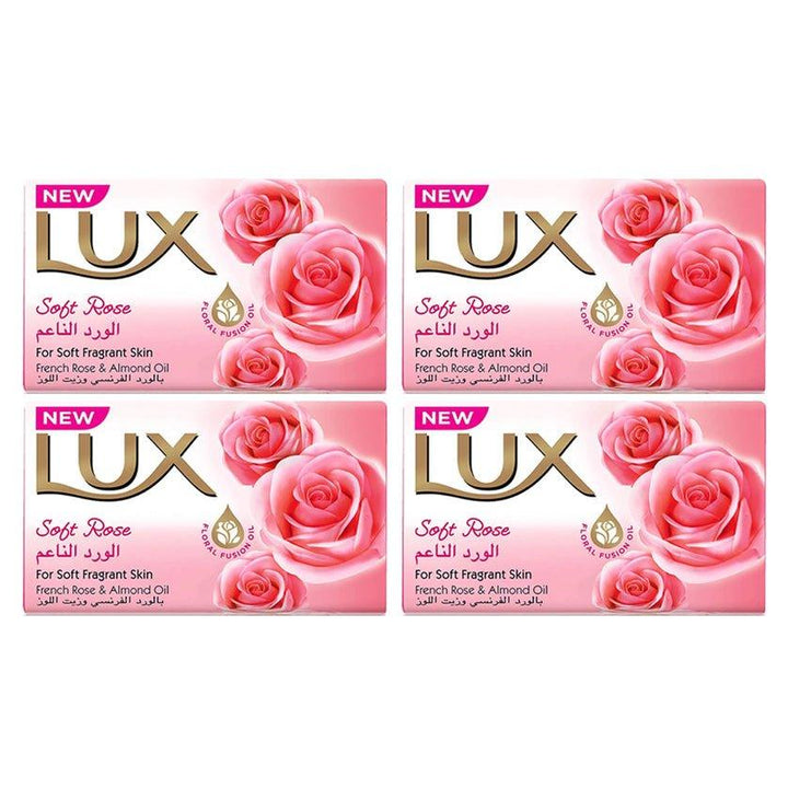 Lux Bath Soap Soft Rose 4 x 170gm - Pinoyhyper