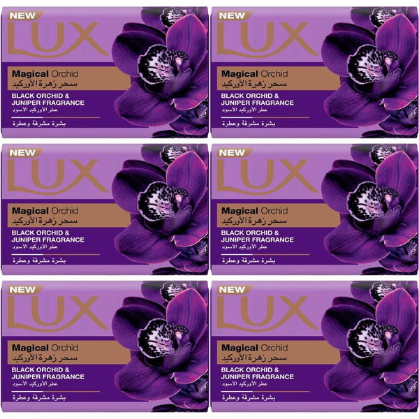 Lux Magical With Black Orchid & Juniper Fragrance Bar Soap - 6×170g - Pinoyhyper