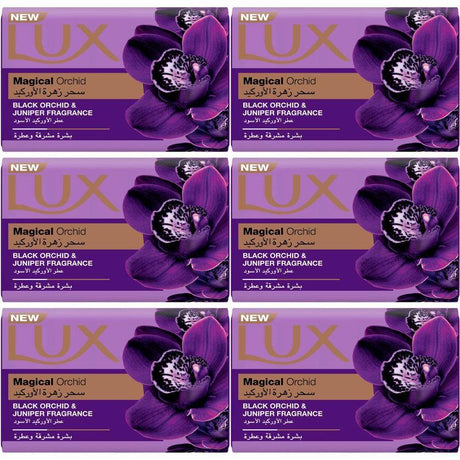 Lux Magical With Black Orchid & Juniper Fragrance Bar Soap - 6×170g - Pinoyhyper