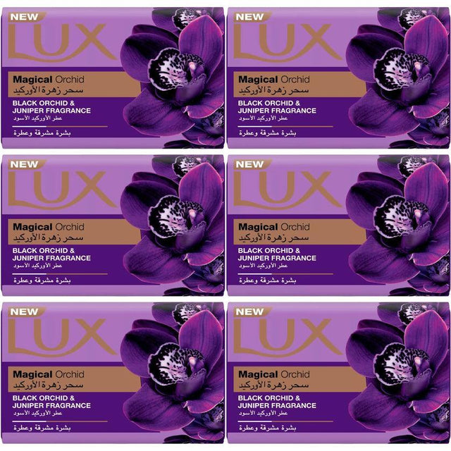 Lux Magical With Black Orchid & Juniper Fragrance Bar Soap - 6×170g - Pinoyhyper