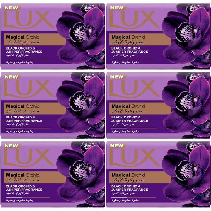 Lux Magical With Black Orchid & Juniper Fragrance Bar Soap - 6×170g - Pinoyhyper