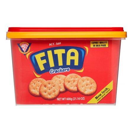 M.Y. San Fita Crackers Biscuit Tub 600g - Pinoyhyper