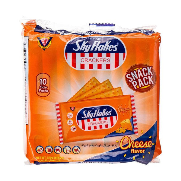M.Y. San SkyFlakes Crackers Cheese - 250g - Pinoyhyper