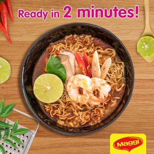 Maggi 2 Minutes Tom Yam Flavor 5 x 80 g - Pinoyhyper