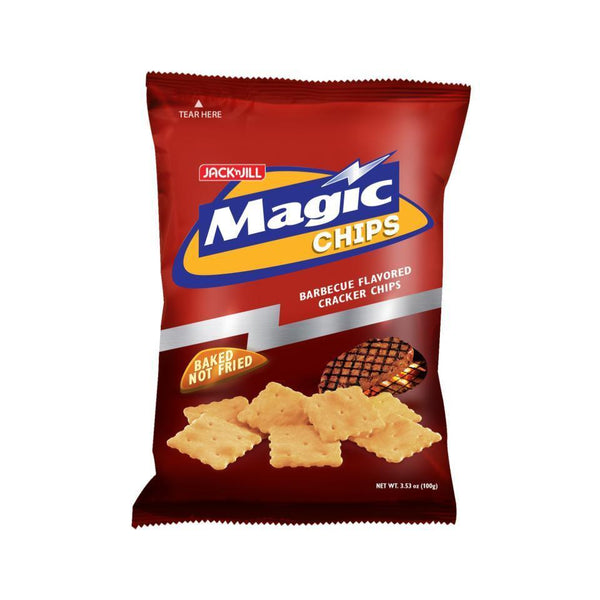 Magic Chips Barbecue Baked - Jack N Jill 100g - Pinoyhyper