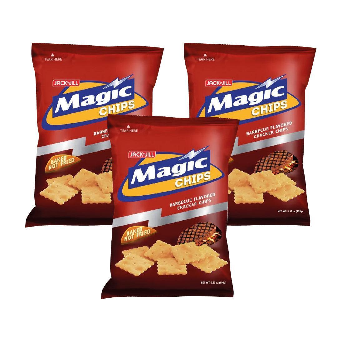 Magic Chips Barbecue Baked Jack N Jill 100g x 3 Pcs - Pinoyhyper