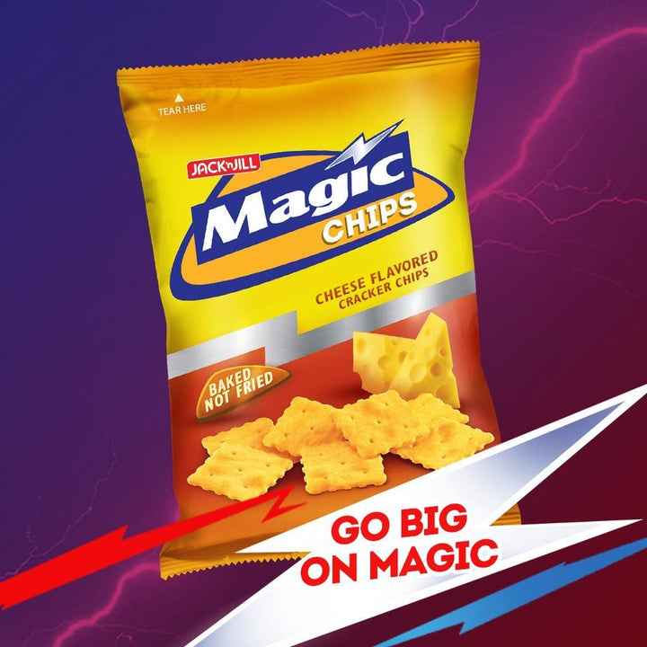 Magic Chips Cheese Baked - Jack N Jill 100g - Pinoyhyper