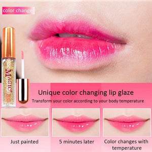 Magic Color Changing Lip Gloss Transparent Moisturize Lipstick - 2 Pcs - Pinoyhyper