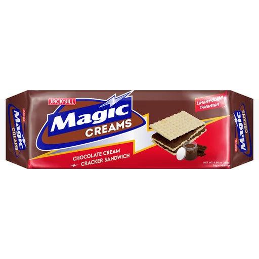 Magic Cream Chocolate Cream Cracker Sandwich 28g x 10 - Pinoyhyper