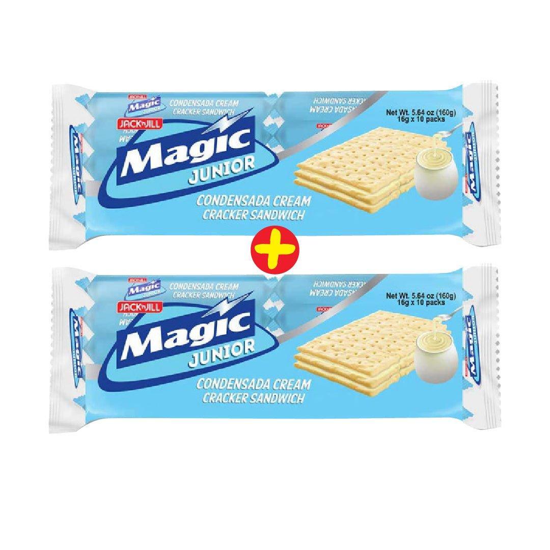 Magic Junior cracker Condensada Cream Filling - 16gx10 Packs x 2 - Pinoyhyper
