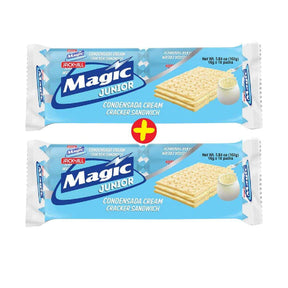 Magic Junior cracker Condensada Cream Filling - 16gx10 Packs x 2 - Pinoyhyper