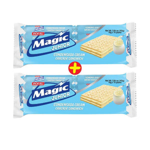 Magic Junior cracker Condensada Cream Filling - 16gx10 Packs x 2 - Pinoyhyper