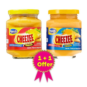 Magnolia Cheezee Cheddar Spread 235 gm + Pimiento Spread 235 gm (Offer) - Pinoyhyper