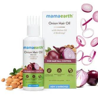 Mamaearth Onion Hair Oil for Hair Regrowth and Hair Fall Control with Redensyl - 150ml - Pinoyhyper
