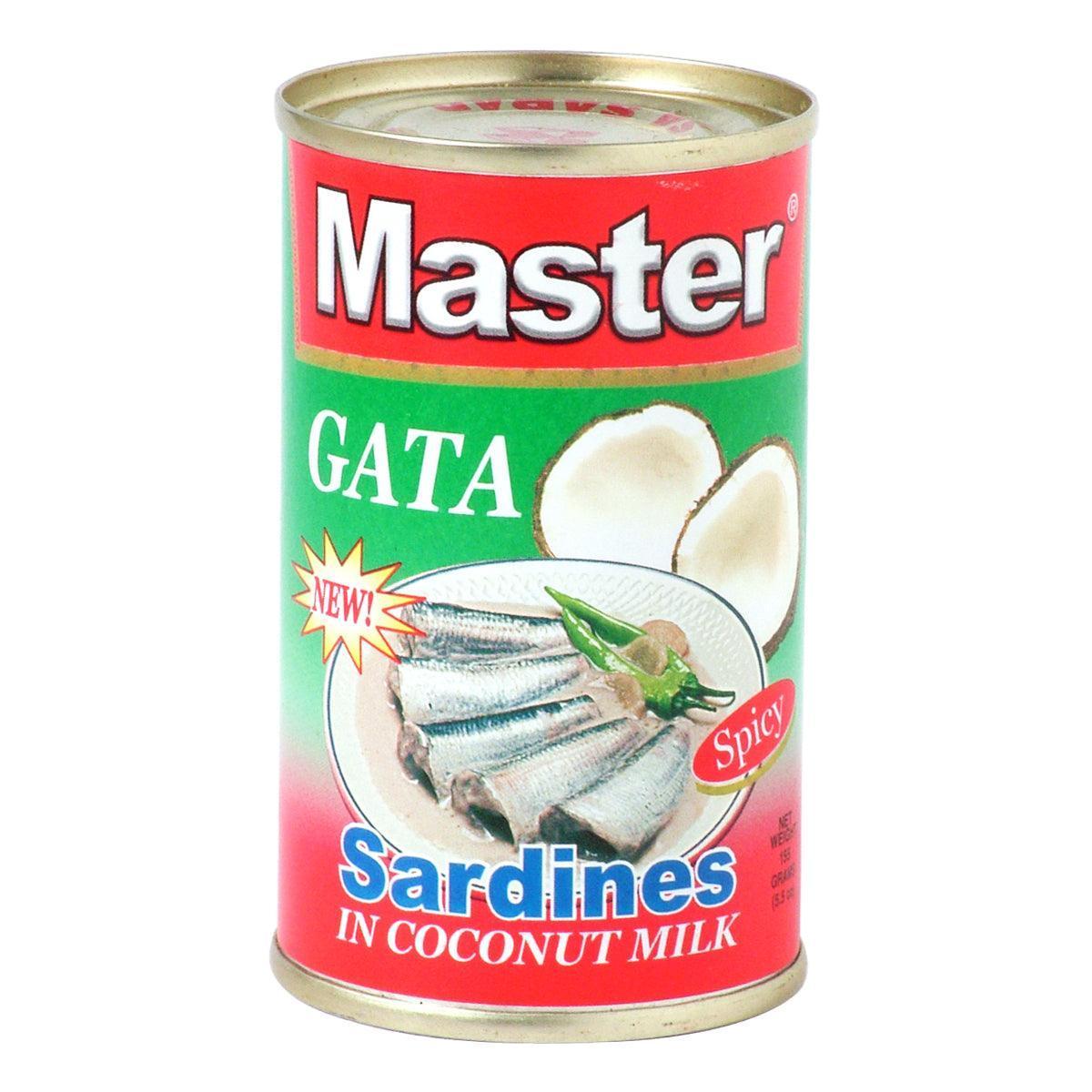 Master Gata Sardines In Coconut Milk - 155g - Pinoyhyper