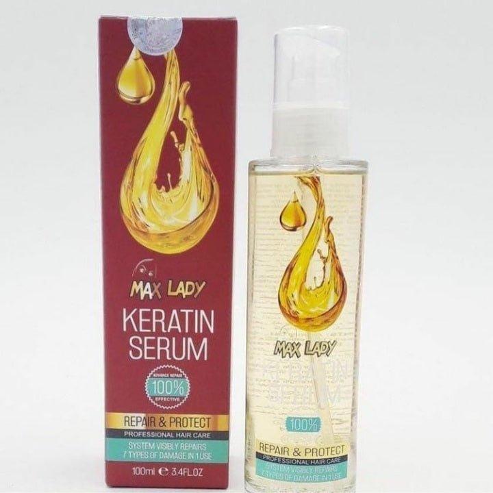 Max Lady Keratin Serum Repair & Protect Hair Care System -100ml - Pinoyhyper