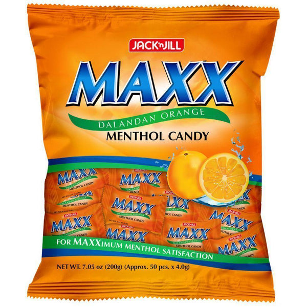 Maxx Dalandan Orange Menthol Candy 200g - Pinoyhyper