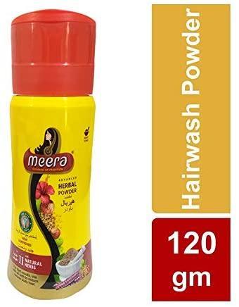 Meera Herbal Hairwash Powder With 11 Natural Herbs - 120g - Pinoyhyper