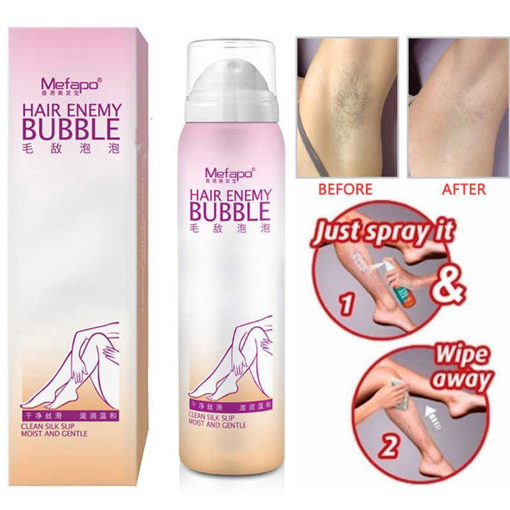Mefapo Hair Enemy Removal Bubble Spray 98ml - Pinoyhyper