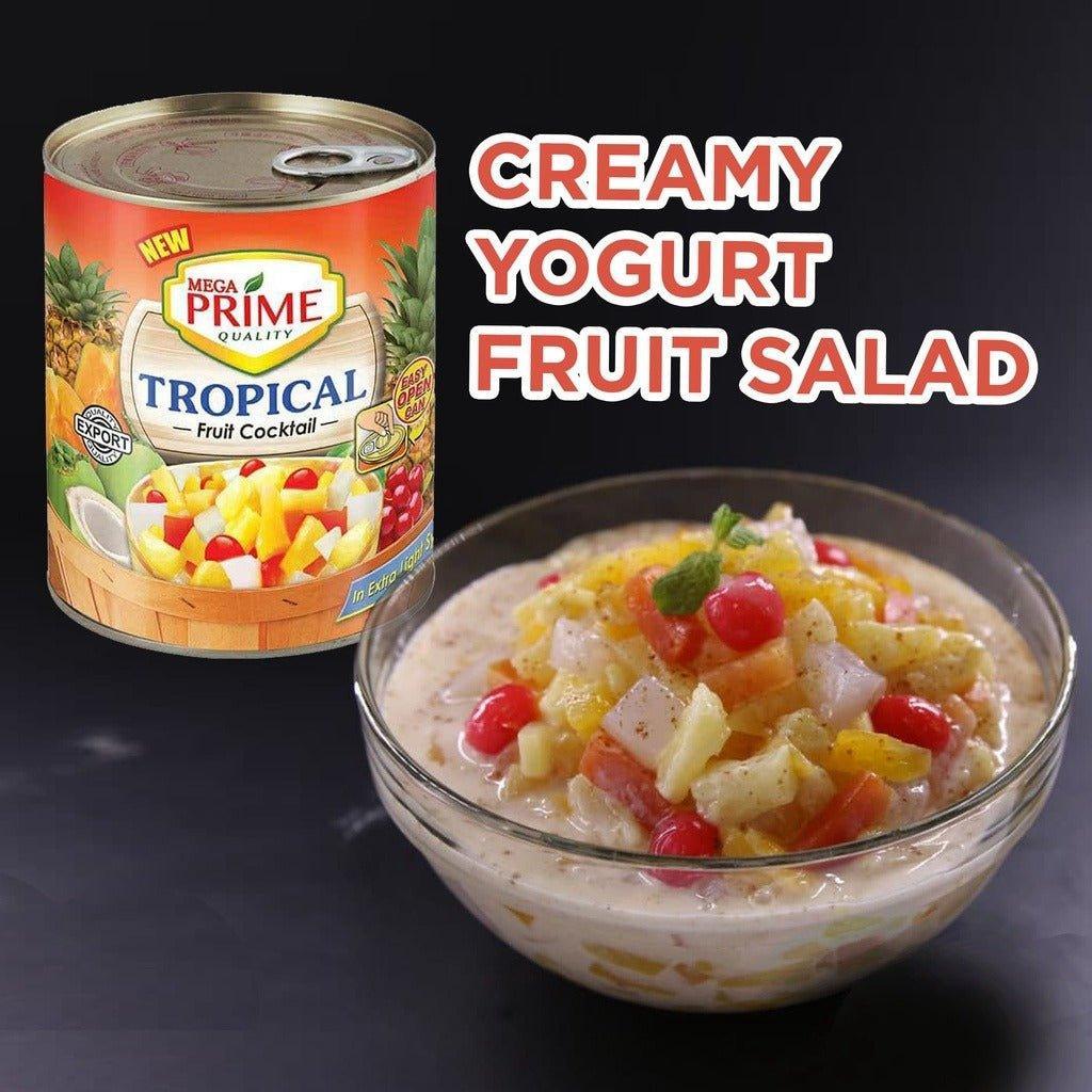 Mega Prime Tropical Fruit Cocktail In Extra Light Syrup - 822gm - Pinoyhyper