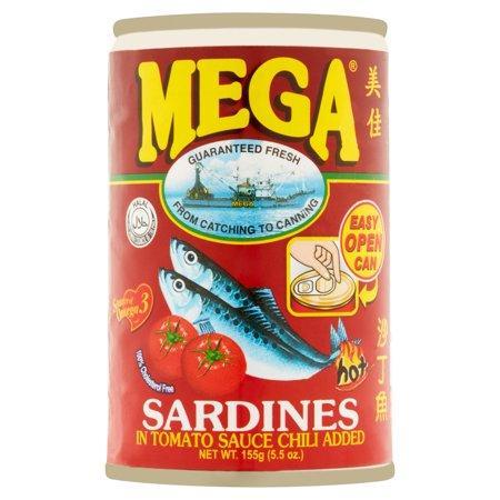 Mega Sardines Hot 155g - Pinoyhyper