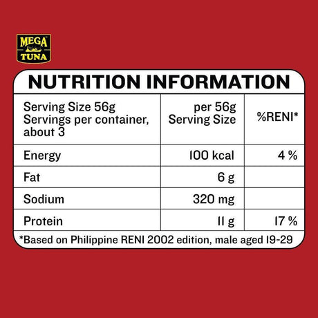 MEGA Tuna Flakes Hot and Spicy - 155g - Pinoyhyper