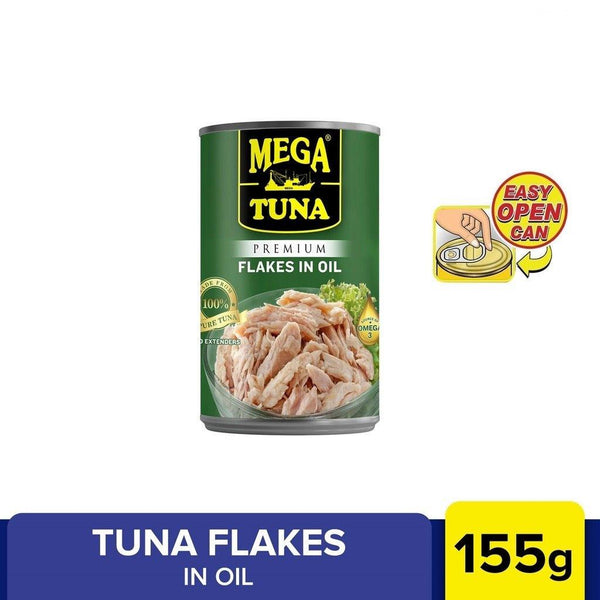 MEGA Tuna Flakes in Oil - 155g - Pinoyhyper