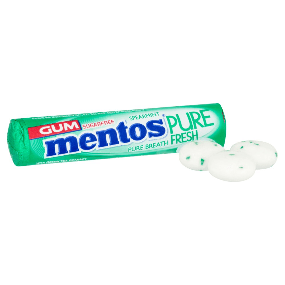 Mentos Chewing Gum Pure Fresh Spearmint - 9Pcs - Pinoyhyper