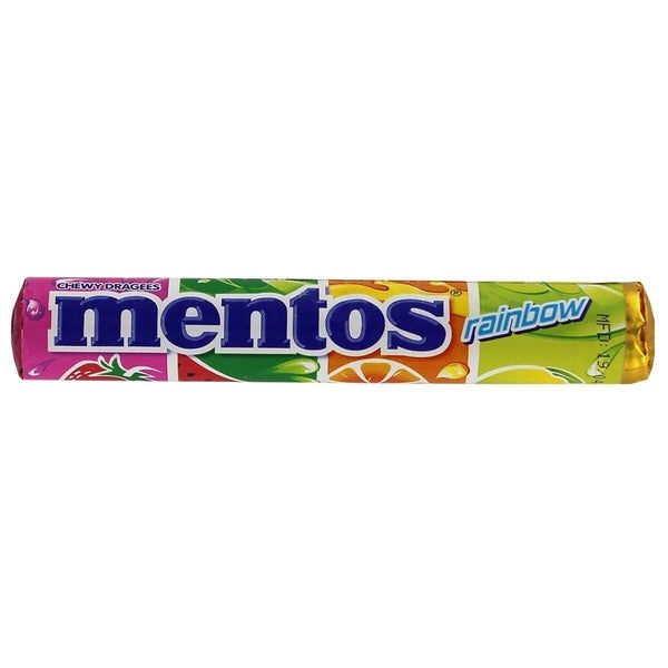 Mentos Chewy Dragees Rainbow -14Pcs - Pinoyhyper