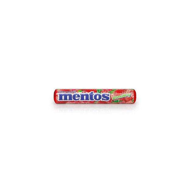 Mentos Chewy Dragees Strawberry - 14Pcs - Pinoyhyper