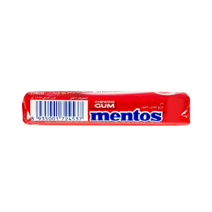 Mentos Pure Fresh Chewing Gum Strawberry - 9Pcs - Pinoyhyper