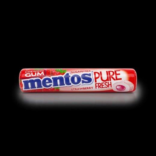 Mentos Pure Fresh Chewing Gum Strawberry - 9Pcs - Pinoyhyper