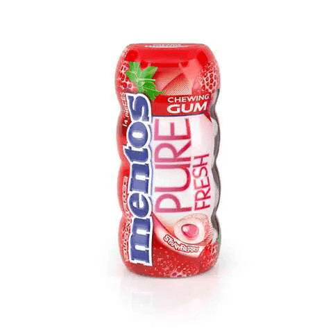 Mentos Pure Fresh Strawberry Chewing Gum - 14Pcs - Pinoyhyper