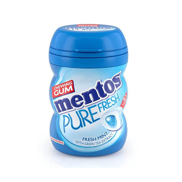 Mentos Pure Fresh Sugar Free Chewing Gum Fresh Mint - 10Pcs - Pinoyhyper