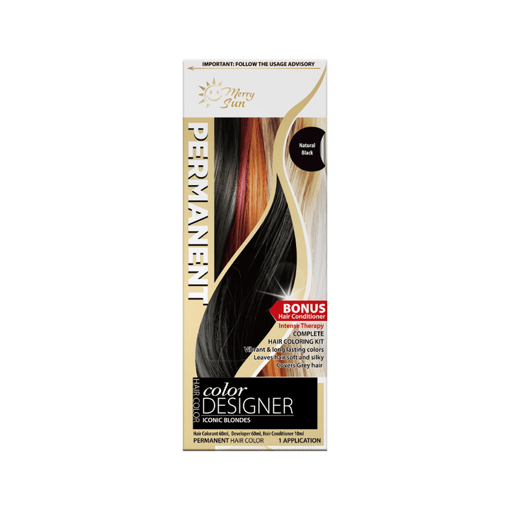 MerrySun Permanent Hair Color - Natural Black - Pinoyhyper