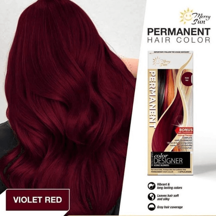 MerrySun Permanent Hair Color - Violet Red - Pinoyhyper