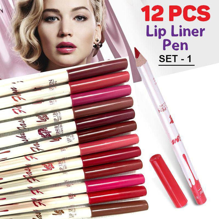 Milai Cosmetics Lip Liner Pencil Set 1 - 12pcs - Pinoyhyper