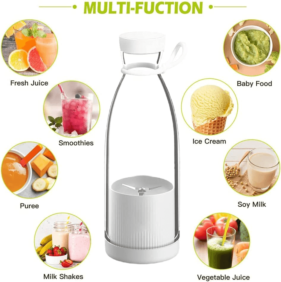 Mini Portable Electric Juicer - 380ml - Pinoyhyper