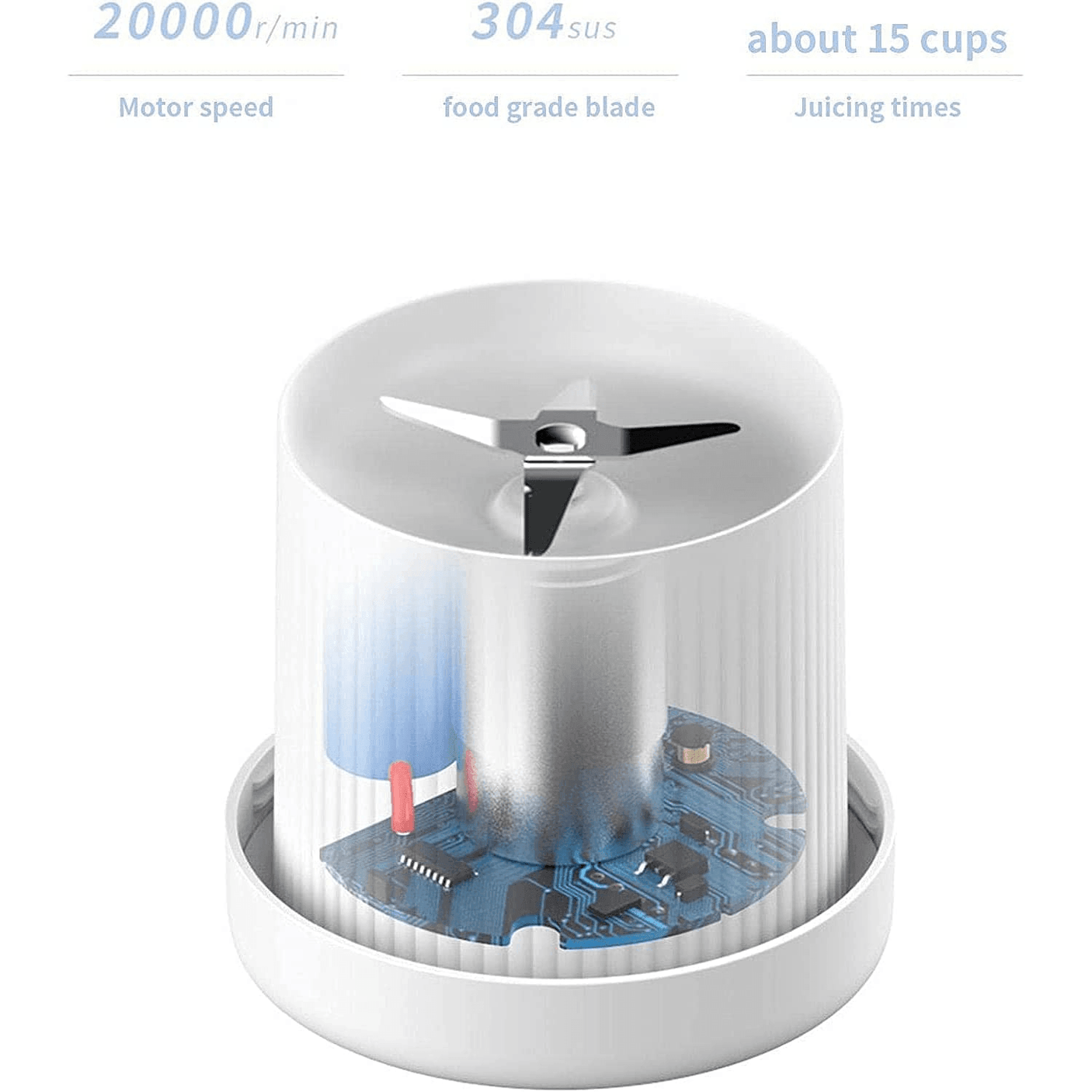 Mini Portable Electric Juicer - 380ml - Pinoyhyper