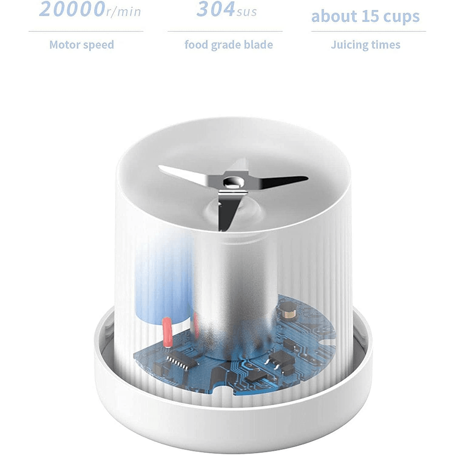 Mini Portable Electric Juicer - 380ml - Pinoyhyper