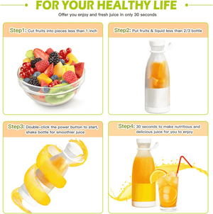 Mini Portable Electric Juicer - 380ml - Pinoyhyper