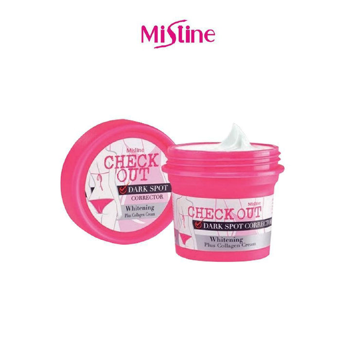 Mistine Check Out Dark Spot Corrector Whitening Plus Collagen Cream - 48g - Pinoyhyper