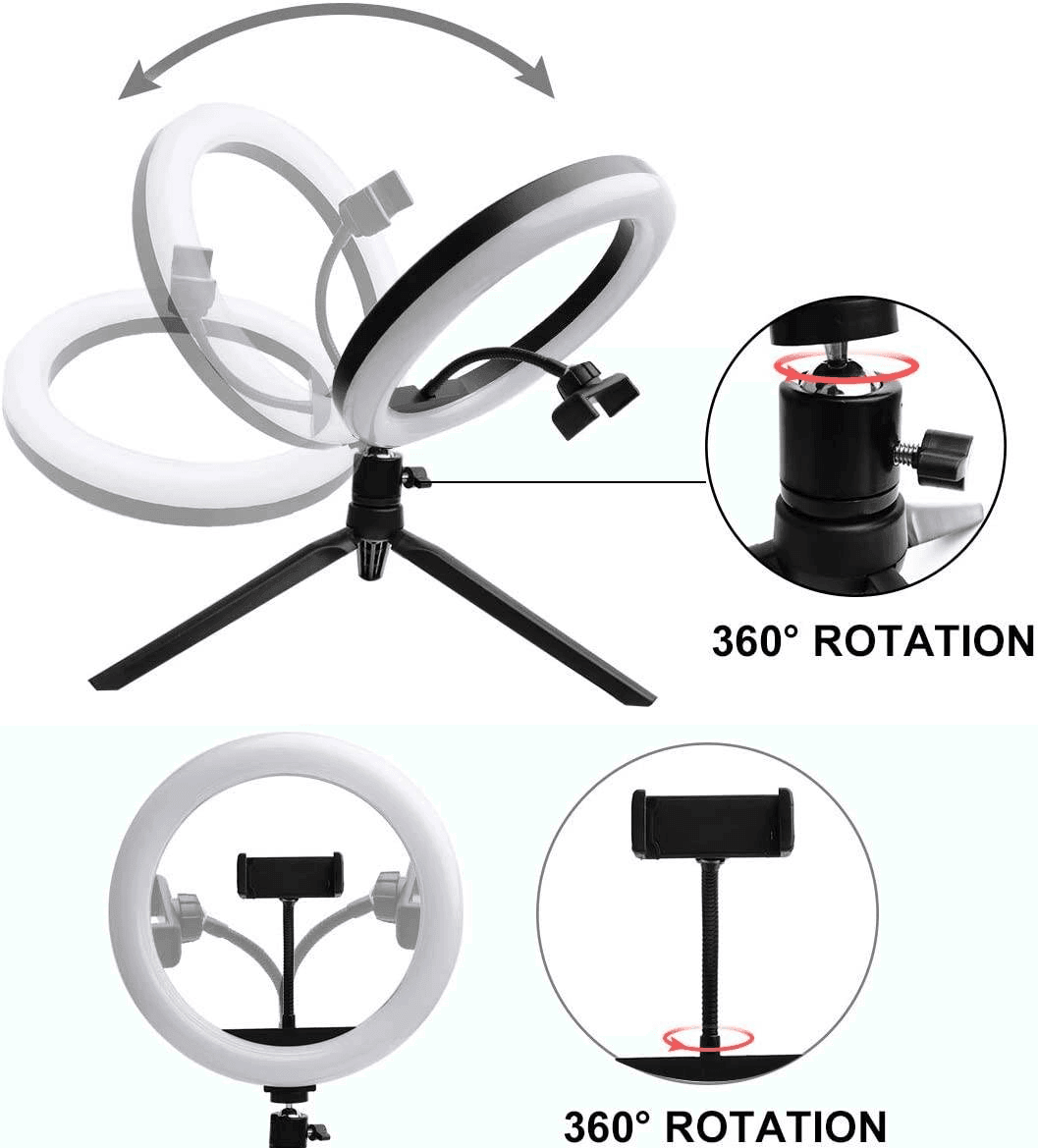 MJ-26 RGB LED Soft Ring Light With Stand-Selfie Light - Pinoyhyper