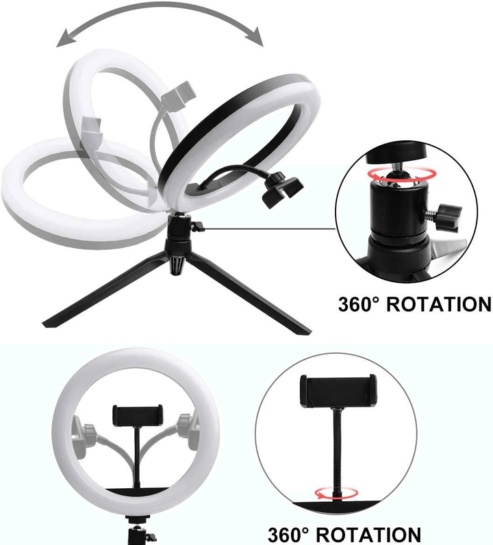 MJ-26 RGB LED Soft Ring Light With Stand-Selfie Light - Pinoyhyper