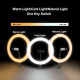 MJ-30 RGB LED Soft Ring Light With Stand-Selfie Light - Pinoyhyper