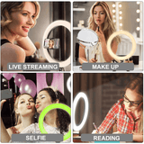 MJ-30 RGB LED Soft Ring Light With Stand-Selfie Light - Pinoyhyper
