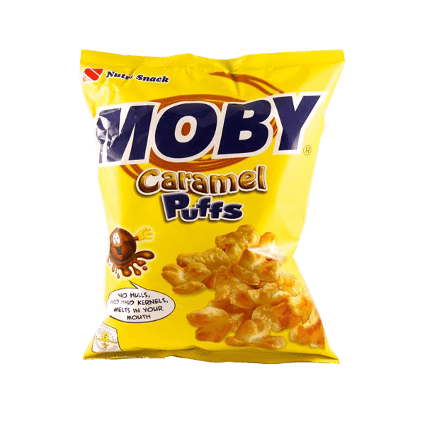Moby Caramel Puffs 60g - Nutri-Snack - Pinoyhyper