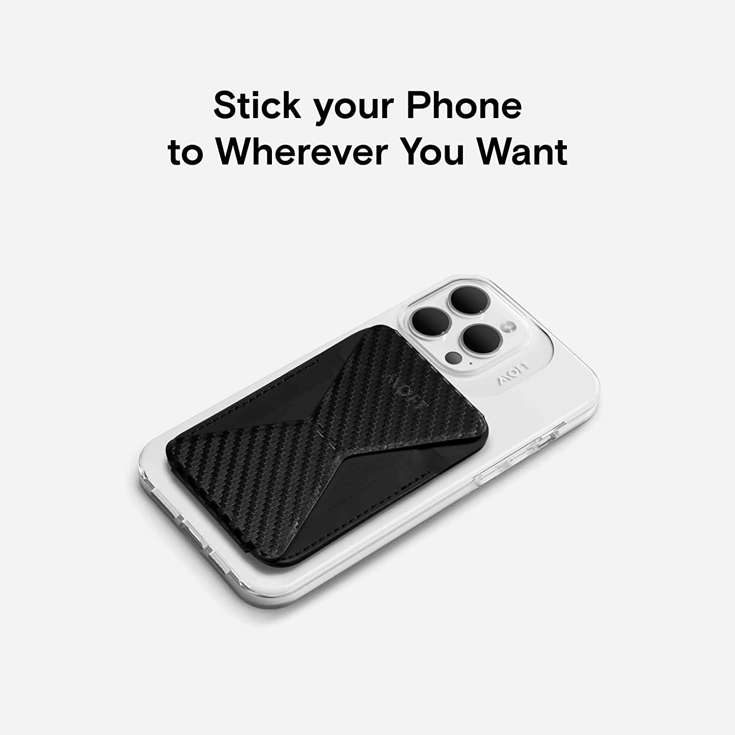 MOFT Snap-On Magnetic Stand Carbon Fiber Style - Pinoyhyper