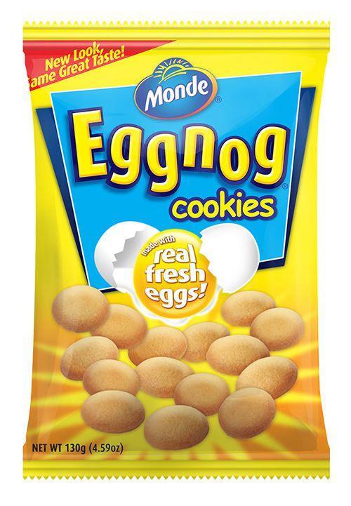 Monde Eggnog Cookies 130gm - Pinoyhyper